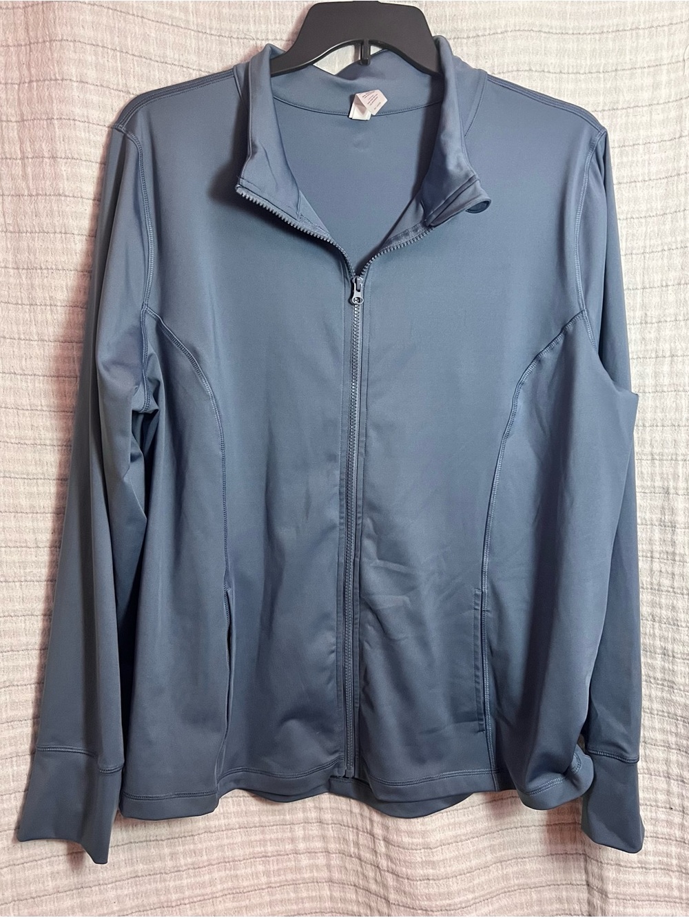 Velocity Gray Lightweight Full-Zip Jacket